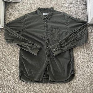 Officine Generale Button-up Shirt Green